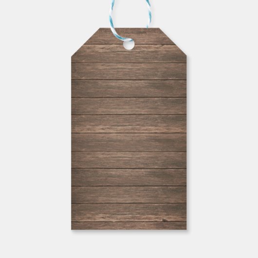 Rustieke Cheers en bieren tot 50 jaar Cadeau Label Cadeaulabel (Achterkant)