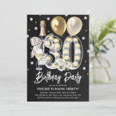 Rustieke Chic 30e Verjaardag Kaart (Staand voorkant)