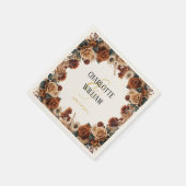 Rustieke Chic Bloemen Huwelijk Servet (Hoek)