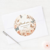 Rustieke Chic Botanische Labels voor Huwelijken Ca (Envelop)