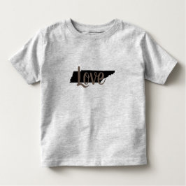 rustieke chic TENNESSEE LOVE in script | Kinder Shirts