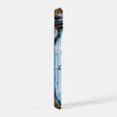 rustieke chic westerse jute customizebare metselwe iPhone 15 case (Rechterkant)
