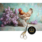 Rustieke Chicken Lilacs Lace Decoupage Tissuepapier
