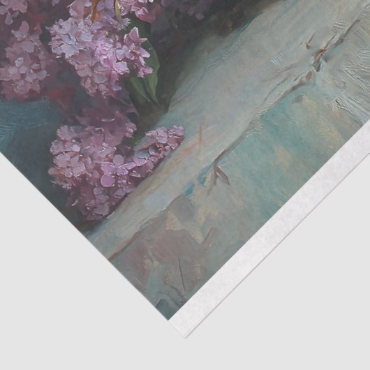 Rustieke Chicken Lilacs Lace Decoupage Tissuepapier (Detail)