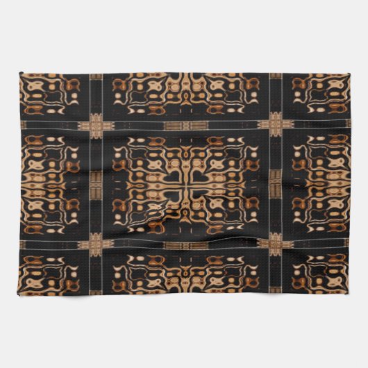 Rustieke chique keuken handdoek-ontwerp 1 theedoek (Horizontaal)