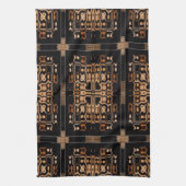 Rustieke chique keuken handdoek-ontwerp 1 theedoek (Verticaal)