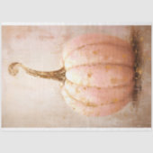 Rustieke Chique  Roze Pompoen Decoupage Tissuepapier (Voorkant)