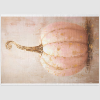 Rustieke Chique  Roze Pompoen Decoupage Tissuepapier