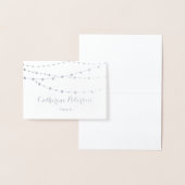 Rustieke chique string lichten plaats kaart | esco (Display)