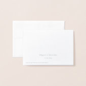 Rustieke chique string lichten plaats kaart | esco (Met envelop)