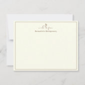 Rustieke chocolade paardenbloem briefkaart (Voorkant)