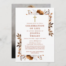 Rustieke Christelijke viering van het leven begraf