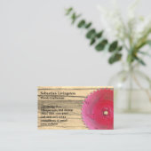 Rustieke Cirkelzaag Houtbewerking Bezetting Visitekaartje (Staand voorkant)