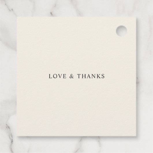 Rustieke citroen citrus boho zomer bruiloft bedankjes labels (Achterkant)