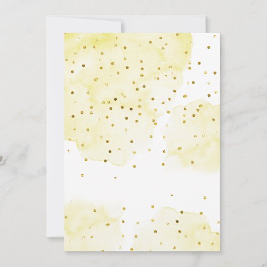 Rustieke citroen citrus boho zomer bruiloft kaart (Achterkant)