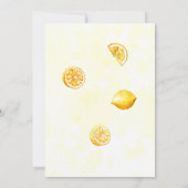 Rustieke citroen krans zomer boho zoet 16 verjaard kaart (Achterkant)