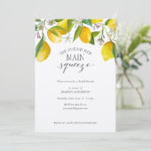 Rustieke Citroen Ze vond haar belangrijkste squeez Kaart (Staand voorkant)