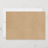 Rustieke citroenen bloeien Elegant Schrift Save The Date (Achterkant)