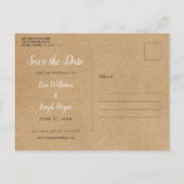 Rustieke citroenen bloesem Elegant Save the Date Aankondigingskaart (Achterkant)