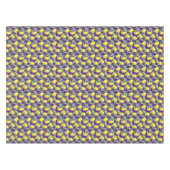 Rustieke citroenmotief paarse keuken tafelkleed (Voorkant (Horizontaal))