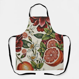 Rustieke citrus bloem zomer schort