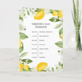 Rustieke Citrus Citroen Boomgaard QR Code Bruiloft (Achterkant)