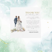 Rustieke Classic Boho Floral Dank u