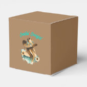 Rustieke Coastal Cowgirl Favoriet Box Westerne Cha Bedankdoosjes (Achterkant)