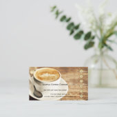 Rustieke Coffee Loyalty Ponskaart (Staand voorkant)