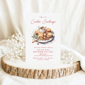 Rustieke Cookie Exchange Kerstfeest Kaart