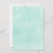 Rustieke Cottage Mint & Yellow Custom Age Verjaard Kaart (Achterkant)