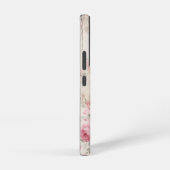 Rustieke Cottage stijl Rozen op oud hout w / naam Samsung Galaxy Hoesje (Rechterkant)