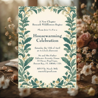 Rustieke Cottagecore William Morris Huisinrichting Kaart