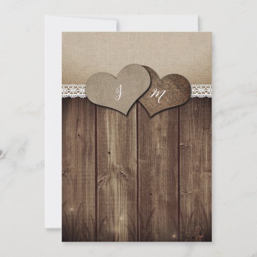 Rustieke Country Barn Achtertuin bruiloft uitnodig Kaart (Achterkant)