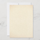 Rustieke Country Barn Repetitie Diner Uitnodiginge Kaart (Achterkant)