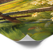 Rustieke Country Barn Scene 1 Poster (Hoek)