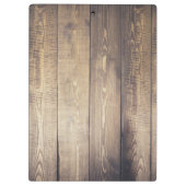 Rustieke Country Barn Wood & Antlers Fotocollage Klembord (Achterkant)