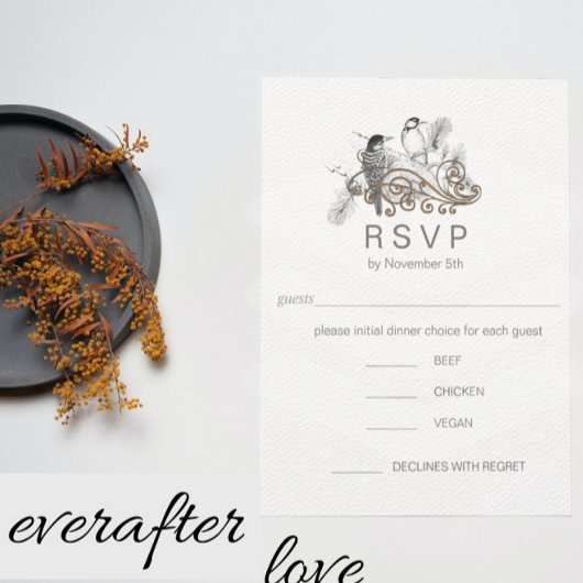 Rustieke Country Barn Woodpecker RSVP