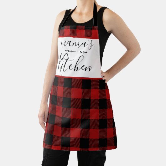 Rustieke Country Buffalo Plaid Keuken Koken Schort (Insitu)