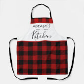 Rustieke Country Buffalo Plaid Keuken Koken Schort (Voorkant)