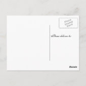 Rustieke Country Burlap Lace Wedding Dank u Briefkaart (Achterkant)