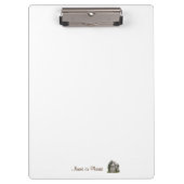 Rustieke Country Business gepersonaliseerd Klembord (Voorkant)