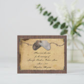 Rustieke Country Cowboy Petten Barbed Save the Dat Save The Date (Staand voorkant)