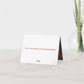 Rustieke Country Cowboy Westerne bruiloft Bedankkaart (Achterkant)