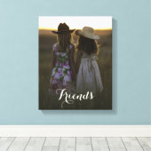 Rustieke Country Friends Canvas Afdruk (Insitu (Houten vloer))