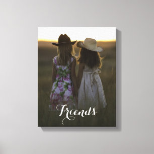 Rustieke Country Friends Canvas Afdruk