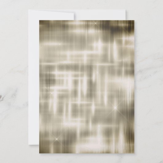 Rustieke Country gouden glitter druipt kerstverlic Kaart (Achterkant)