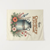 Rustieke Country Keuken Muur Kunst - [Name]'s Farm Wandkleed (Voorkant (horizontaal))