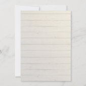 Rustieke Country Lace Wood op Roze Hydrangeas brui Kaart (Achterkant)