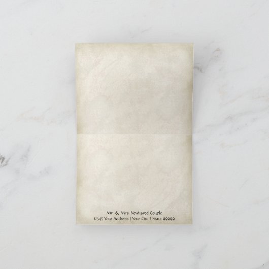 Rustieke Country Mason Jar Bouquet Crackle werveli Bedankkaart (Binnen)